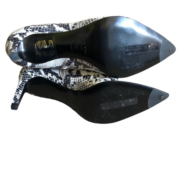 Rag & Bone Beha Boot Snake Print Black White Size 6.5 - Picture 15 of 15